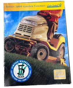 1998 CUB CADET Series 3000 Garden Tractor and Attachments Dealer Sales Brochure - Picture 1 of 3