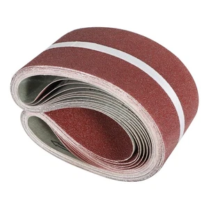 12 Pcs Sander Sandpaper 4Inx36In Sanding Belt 60/80/120/150/240/400 Grit Belt - Picture 1 of 18