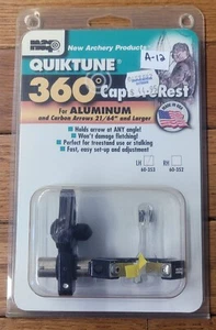 NEW - NAP QUIKTUNE 360 Capture Arrow Rest 60-353 For Aluminum Arrows Left Hand - Picture 1 of 2