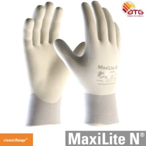 GUANTI ATG 34-953 MAXILITE N senza silicone Bianco/Grigio Chiaro nitrile - Imagen 1 de 5