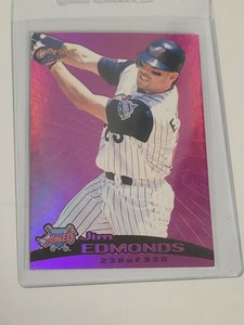 1999 Pacific Prism Holographic Purple 238/320 Jim Edmonds #2