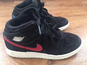 Nike Air Jordan 1 Mid Multicolor Size 5.5Y Women's 7 - 554725-065 2018 - Picture 1 of 8