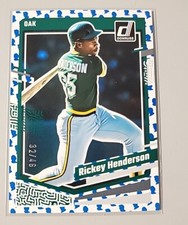 Rickey Henderson 2023 Donruss Presidential Emoji Card Oakland Athletics /46