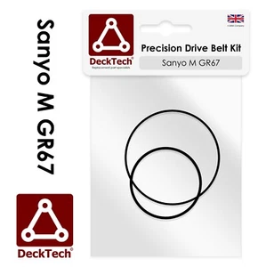 DeckTech® Replacement Belts for Sanyo M GR67 MGR67 MGR-67 - Picture 1 of 4