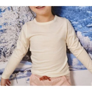 Smalls Merino Wool Long Sleeve Shirt Soft Layering Top Unisex Kids Size 5-6 YRS - Picture 1 of 10