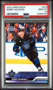2023-24 Upper Deck Series 2 Bobby Mcmann #479 Young Guns GEM PSA 10 - NEW SLAB - Picture 1 of 2