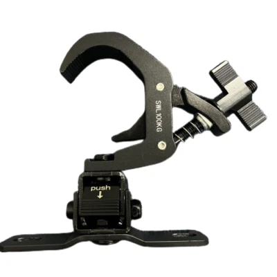 10 piezas/luz DJ 100 kg carga 360 grados plegable luz de escenario gancho armadura abrazadera con empuje Foto 1 de 4