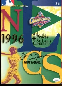 Tony La Russa Sports Illustrated Autographed Signed 1996 ALC Program JSA Authent - Picture 1 of 2