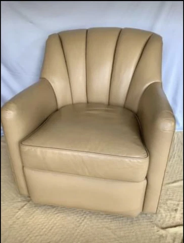 Leather swivel chair Cover