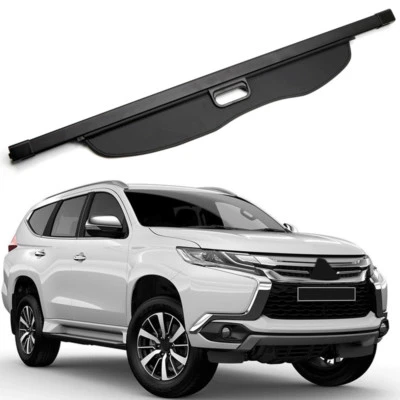 Black Rear Trunk Cargo Cover Shade for Mitsubishi Pajero Montero Sport 2016-2021 - Image 1 of 4