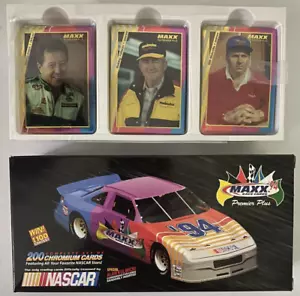 Complete Factory Set 1994 Maxx Race Cards Premium Plus, NASCAR Chromium Cards - Picture 1 of 3