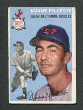1954 Topps #107 Duane Pillette Baltimore Orioles Baseball Card