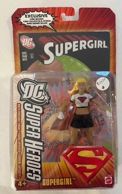 Mattel DC Super Heroes Supergirl Action Figure with Comic Book 2006 - image 1 of 4