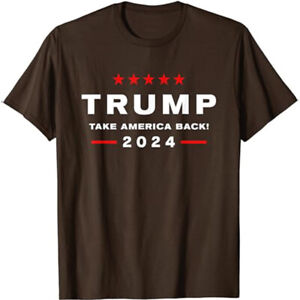 Men T-Shirts Donald Trump 2024 Take America Back Election - The Return T-Shirt