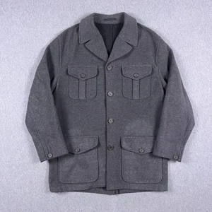 Chaqueta Balthazar Paris Para Hombres 46 Lana Mackinaw Caza Campo Tareas Abrigo Sin Forro - Imagen 1 de 11