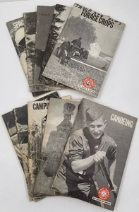 Boy Scouts of America BSA Merit Badge Series Books Vintage Book Lot of 10 - Picture 1 of 12
