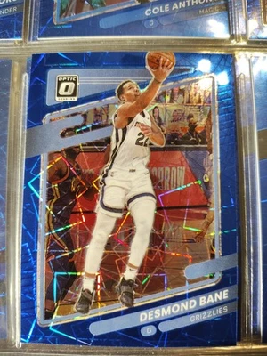 2021-22 Panini Donruss Optic - Desmond Bane #50 Blue Velocity Prizm - Image 1 of 2