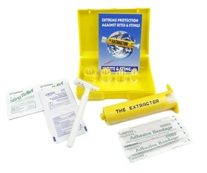 Venom Extractor & Suction Pump Kit for Snake Bite/Bee/Wasp/Mosquito Stings - Picture 1 of 1