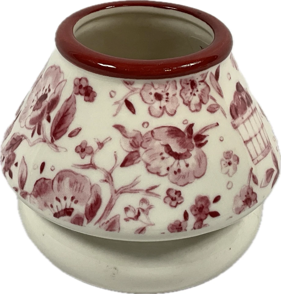 Yankee Candle Tealight Sombra Y Soporte Votivo Juego de 2 Piezas Cesta de Manzanas Floral Foto 1 de 4