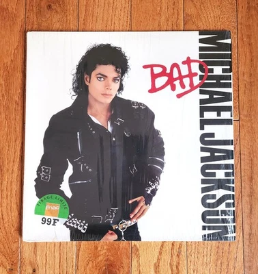 MICHAEL JACKSON BAD GATEFOLD LP VINYL IMPORT 1987 450290 1 EPIC RECORDS - Image 1 of 4