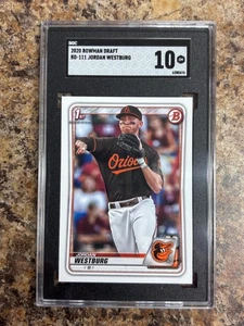 2020 Bowman Draft Jordan Westburg #BD-111 Pre-Rookie RC SGC 10 GEM MINT 🔥 - Picture 1 of 2