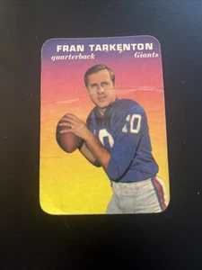 1970 Topps Glossy Football FRAN TARKENTON #15 New York Giants Card - Picture 1 of 4