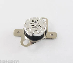 1pcs KSD301 Interruttore Temperatura Controllata Termostato 100°C N.O. Normale aperto - Foto 1 di 3