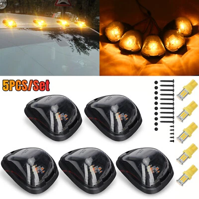 Kit de 5 luces LED ámbar para techo de cabina para Ford F250 F350 F450 Super Duty 99-16 Foto 1 de 4