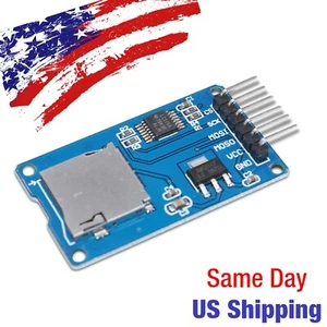 Micro SD Card Reader Writer Module SPI Arduino PIC AVR SDHC USA SHIP TODAY! - Picture 1 of 2