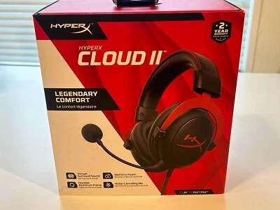 SEALED HyperX Cloud II Wireless Gaming Headset for PC, PS4/PS5, Nintendo Switch - Image 1 of 4