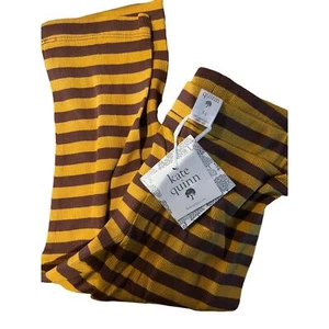 NWT Kate Quinn Chai Stripe Classic Legging Pants 8Y Organic Skinny Ribbed - Picture 1 of 3