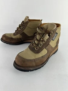 Rocky Gore-Tex Womens Sz 7 M Brown/ Beige Leather Hiking trecking boots 4050 - Picture 1 of 10
