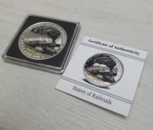 Liberia 5 dollars VR Class HR 1 Train Railroad PR70 PCGS Silver Coin 2011 Cert. - Picture 1 of 7