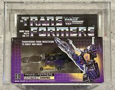 1985 Hasbro Transformers Shrapnel GRADED AFA 80 SEALED  G1