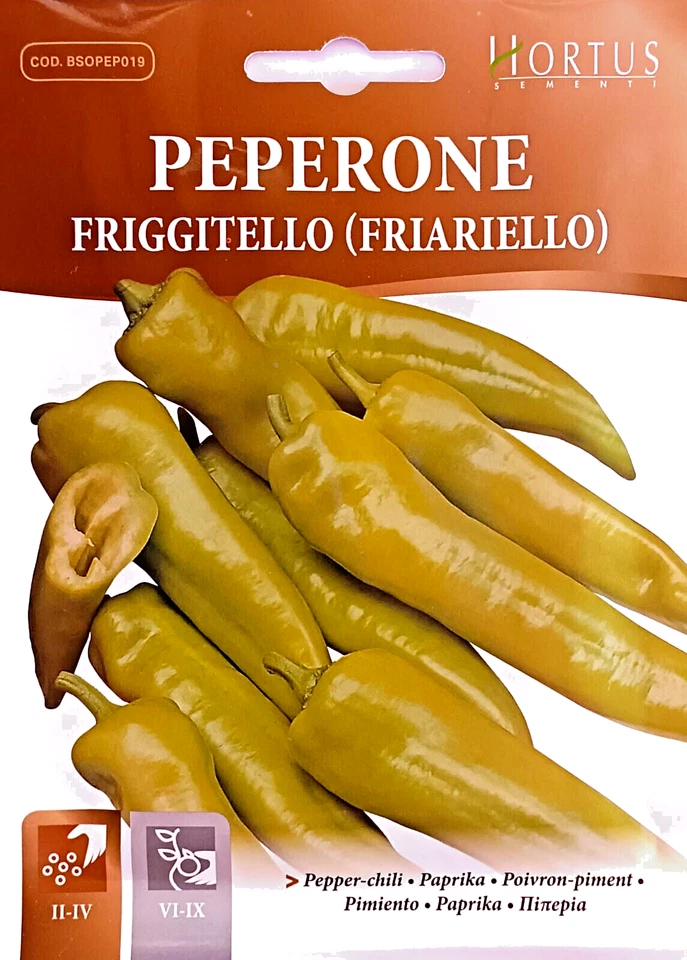 SEMI DI PEPERONE FRIGGITELLO (FRIARIELLO) IN BUSTA SIGILLATA - Immagine 1 di 1