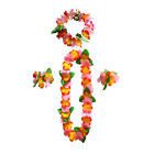Lei Kit Fadeless Dynamic Hawaiian Decorations Leis Necklaces Kit Party Supplies