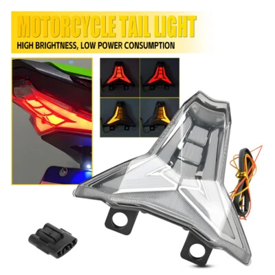 Luz de marcha LED de señal de giro trasera integrada para Kawasaki Ninja ZX-6R 2019-2023 Foto 1 de 4