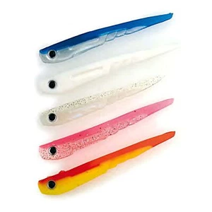 5 Gummifische Dropshot Raubfisch Köder Drop Shot Gummifisch Kunstköder Softbaits - Bild 1 von 6