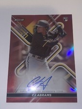 CJ ABRAMS AUTO RC 2/5   2022 Topps Finest - Finest Autographs #FA-CA