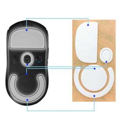 MARKENLOS Piedini mouse 7 mm adesivi pad per Logitech G Pro X Superlight Wireless 1/2/5 set 0