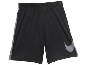Nike Little Boy's Shorts Dri-FIT Colorblocked Black - Picture 1 of 8