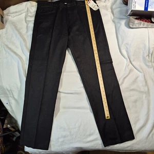 CK Calvin Klein Lifestyle Chino Pants Size 36 x 32 Black Woven - Picture 1 of 17