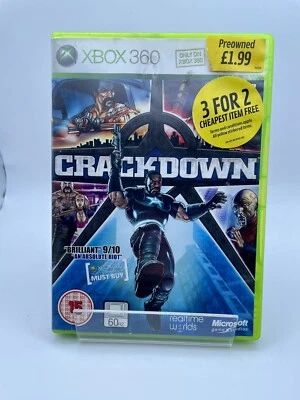 Vintage - Crackdown - Microsoft Xbox 360 Game - CLASSIC SHOOTER! - Image 1 of 4