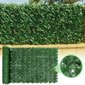 300x100cm Blätter Zaun Grün Sichtschutz Windschutz Zaun Garten Balkon Sonnen DE - Bild 1 von 15
