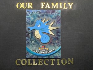 Seadra #117 Holo Topps Pokémon TV Animation Series Blue Logo 