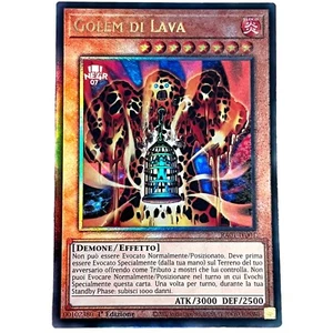 Yu Gi Oh ITA 1Ed Rare Ultimate RA01-IT001 Lava Golem - Picture 1 of 1