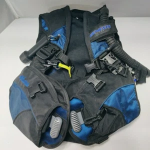 Genesis scuba Athena buoyancy control device (BCD) black size SMALL *DAMAGED* - Picture 1 of 14