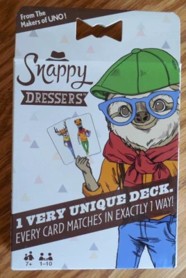 NEW (from the Makers of UNO) "Snappy Dressers" Card Game for 1-10 Players Age 7+ - Image 1 of 3