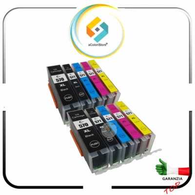 ACOLORISTORE Cartucce compatibili per CANON PIXMA MG 6851 6850 5751 5752 5750 5753 TS 5050