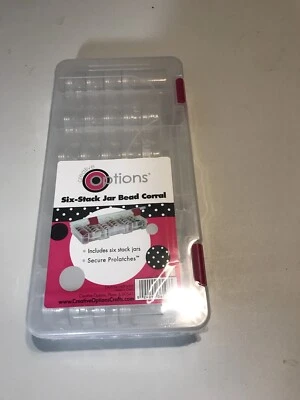 Creative Options Six-Stack Jar Bead Corral 3610-83.       SKU 0068  1B6B - Image 1 of 4